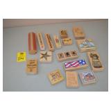 16 Rubber Stamps