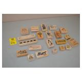 21 Rubber Stamps
