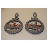 Set of 2 Amish Trivets