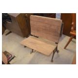 Cast Iron School Desk
