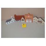 Lot of 4 Hand Painted Cat