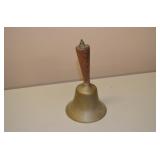 Brass School Bell Handle Needs Tightened