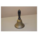 Brass School Bell Black Handle