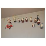 Lot of 12 Mini Santas