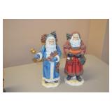 Lot of 2 Pipka Numbered Santas 1995