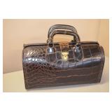 Upjohn Leather Doctors House Call Bag