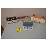 Lot of 4 Hand Painted Cat