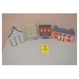 Lot of 4 Hand Painted Cat