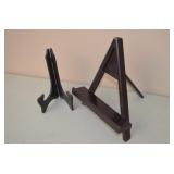Lot of 2 Plate/Picture Stands