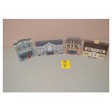 Lot of 4 Hand Painted Cat