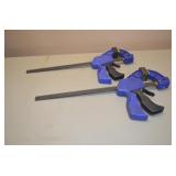 Lot of 2 Irwin Quick Grip Clamps