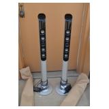 Set of 2 Sharper Image I Tower Speakers 42"