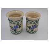 Lot of 2 Hannon Daughters Flower Pots/Vases