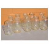 10 Canning Jars - Ball/Mason/HA
