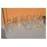 9 Wide Mouth Canning Jars