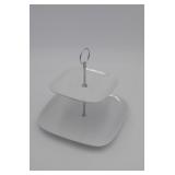 2 Tier Formal Snack Display Tray