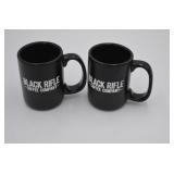 Set of 2 Black Rifle Heavy Coffee Mugs