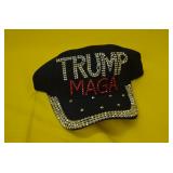 New Black Bling MAGA Hat