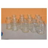 Box of 12 Canning Jars - Kerr/Ball/Mason