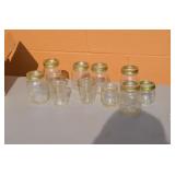 Box of 11 Misc Canning Jars
