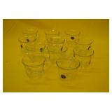 Lot of 11 Candlewick Cups Most w/ Tags