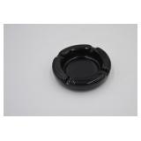 Early Black Glass Ashtray
