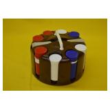 Vintage Spinning Poker Set