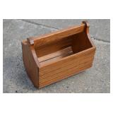 Solid Oak Hand Made Magazine Rack
