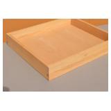 Dovetailed Oak Wood Box 16x19x3"