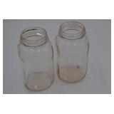Lot of 2 Rare LAMB Quart Jars