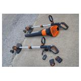 Set of WORX Yard Tools