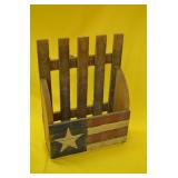 Hand Painted Wood Handcrafted Wall Shelf