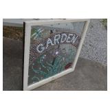 Artist Signed Marbles on Window Art 34x34"