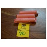 3 Rolls Unsorted Pennies