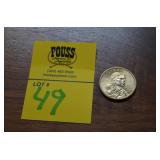 Sacagawea Gold Colored $1 Coin