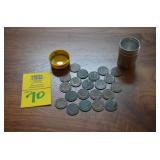 Container of 21 Indian Head Cents