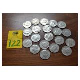 Roll of 20 Bicentennial Kennedy Half Dollar Coins