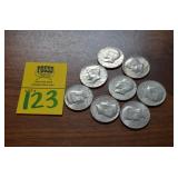 Lot of 8 Bicentennial Half Dollar Coins