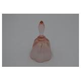 Fenton Pink Iridescent Finish Bell