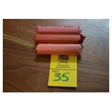 3 Rolls Unsorted Pennies