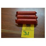 3 Rolls Unsorted Pennies