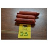3 Rolls Unsorted Pennies