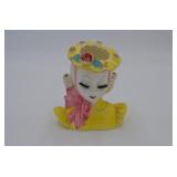 Vintage Lefton "Barbara" Lady Head Vase