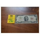 Series 1953 Red Seal $2 Legal Tender Note