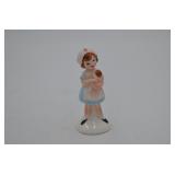 Vintage Red Cross Nurse Figurine with Baby