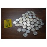 Roll of 40 Unsorted State Quarters