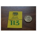 Martin Van Buren Gold Colored $1 Coin