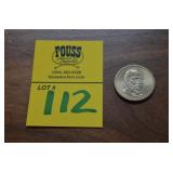 James Garfield Gold Colored $1 Coin