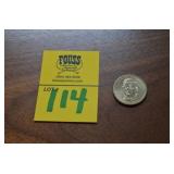 Millard Fillmore Gold Colored $1 Coin