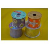Lot of 4 New Rolls of Ribbon